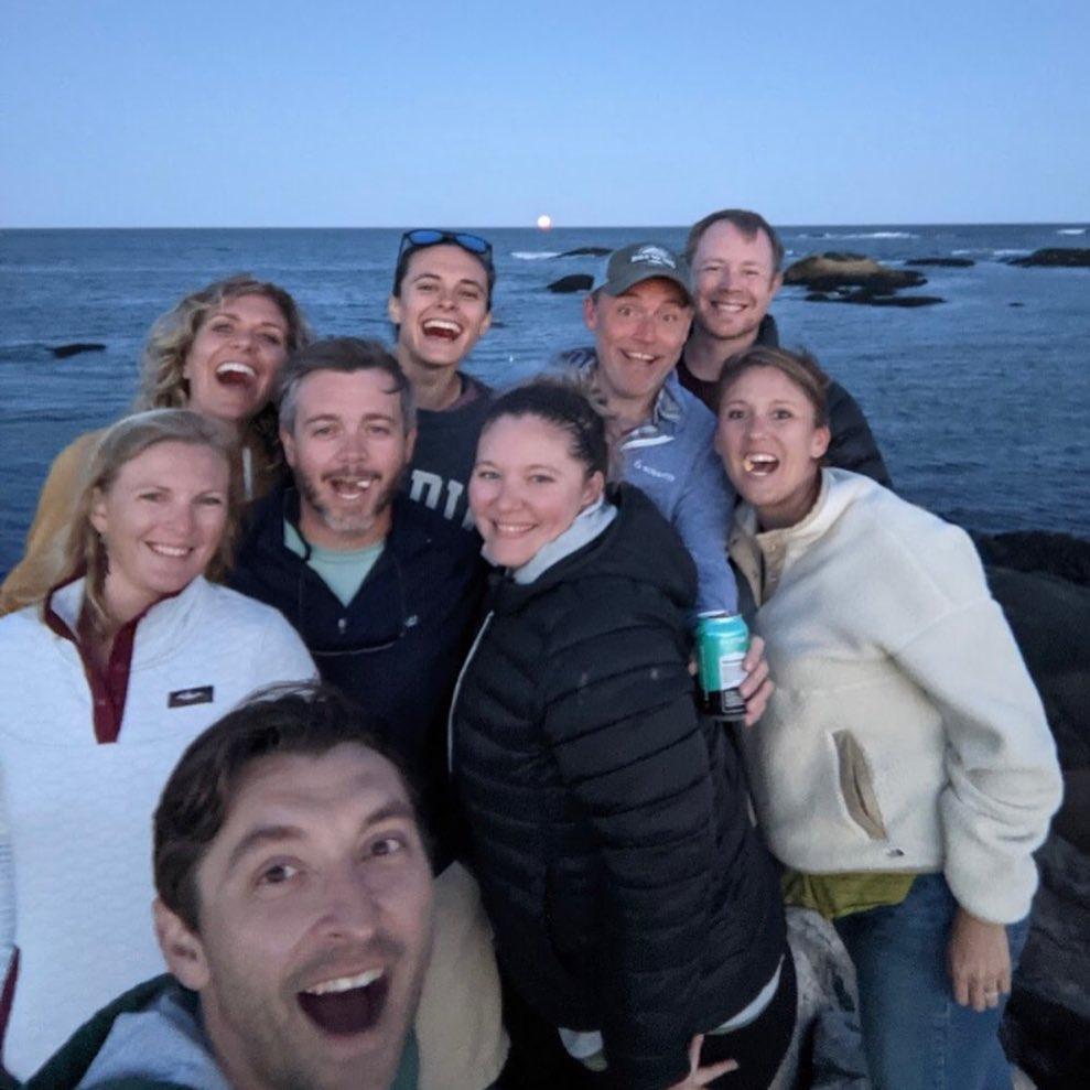 Fun in Maine with the running crew!