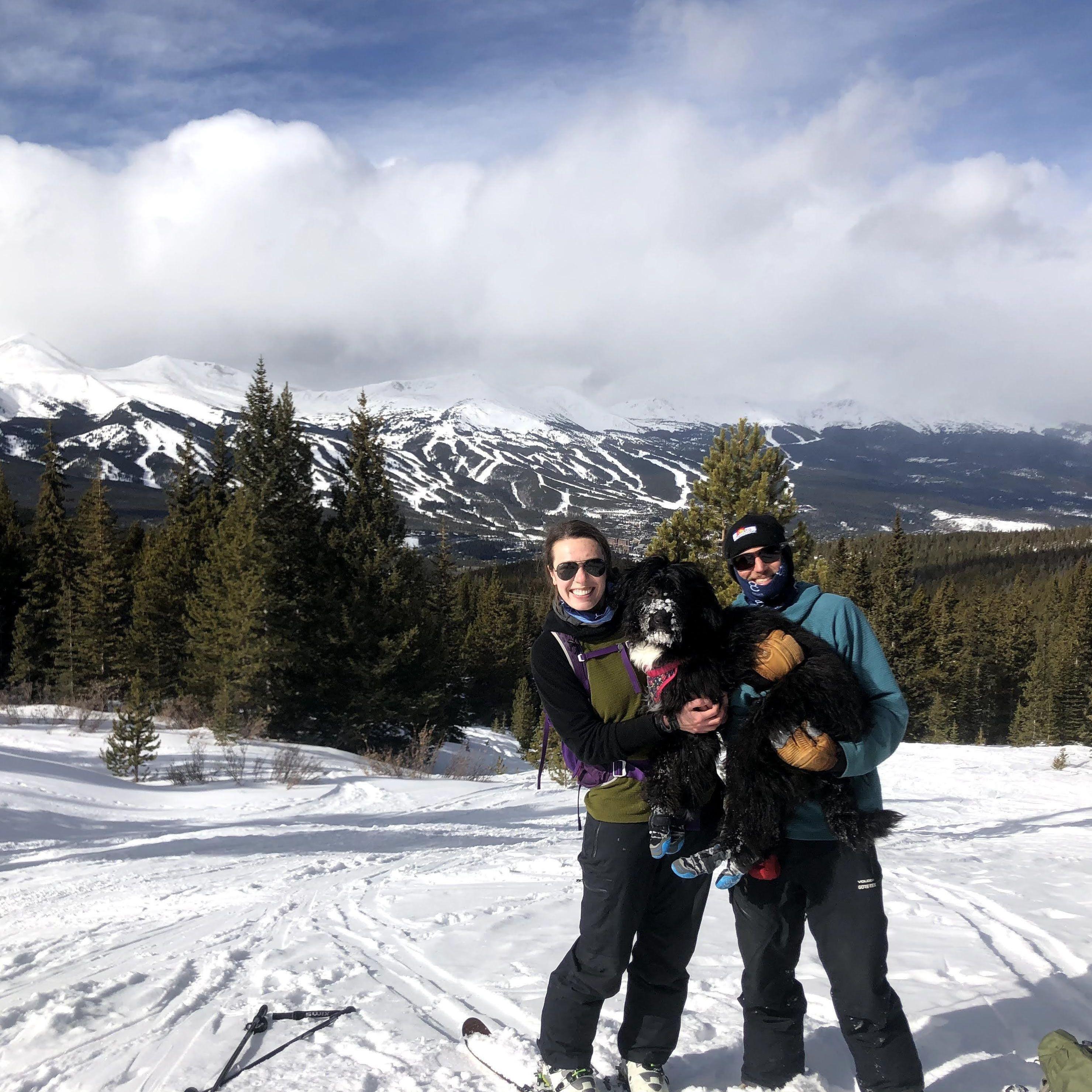 Skinning Bald Mountain with our little Stella
