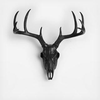 Resin Faux Taxidermy Deer Skull