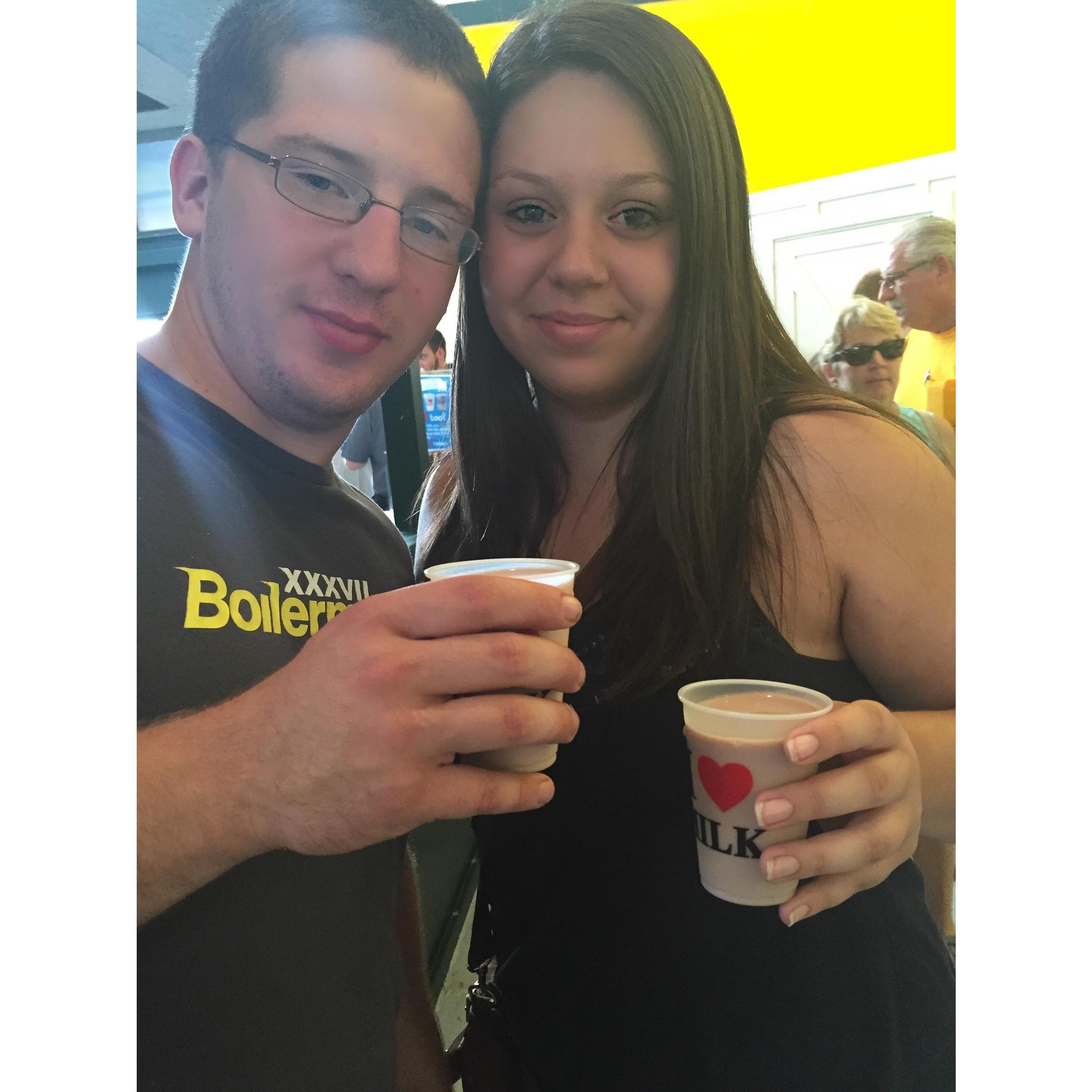 Can't go to the State Fair without getting some Byrne Dairy Chocolate Milk!