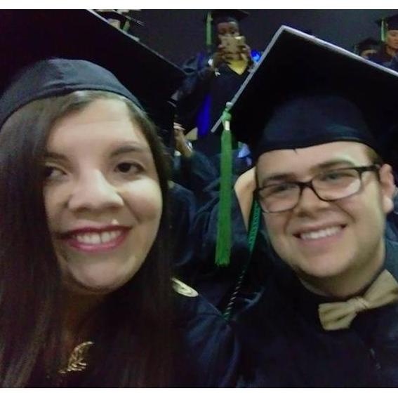 College Graduation!! Turned out to be one of the biggest days of our lives and I had no idea! This was just about an hour before our lives changed forever!