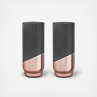 Raye Dipped Highball Glass, Set of 2
