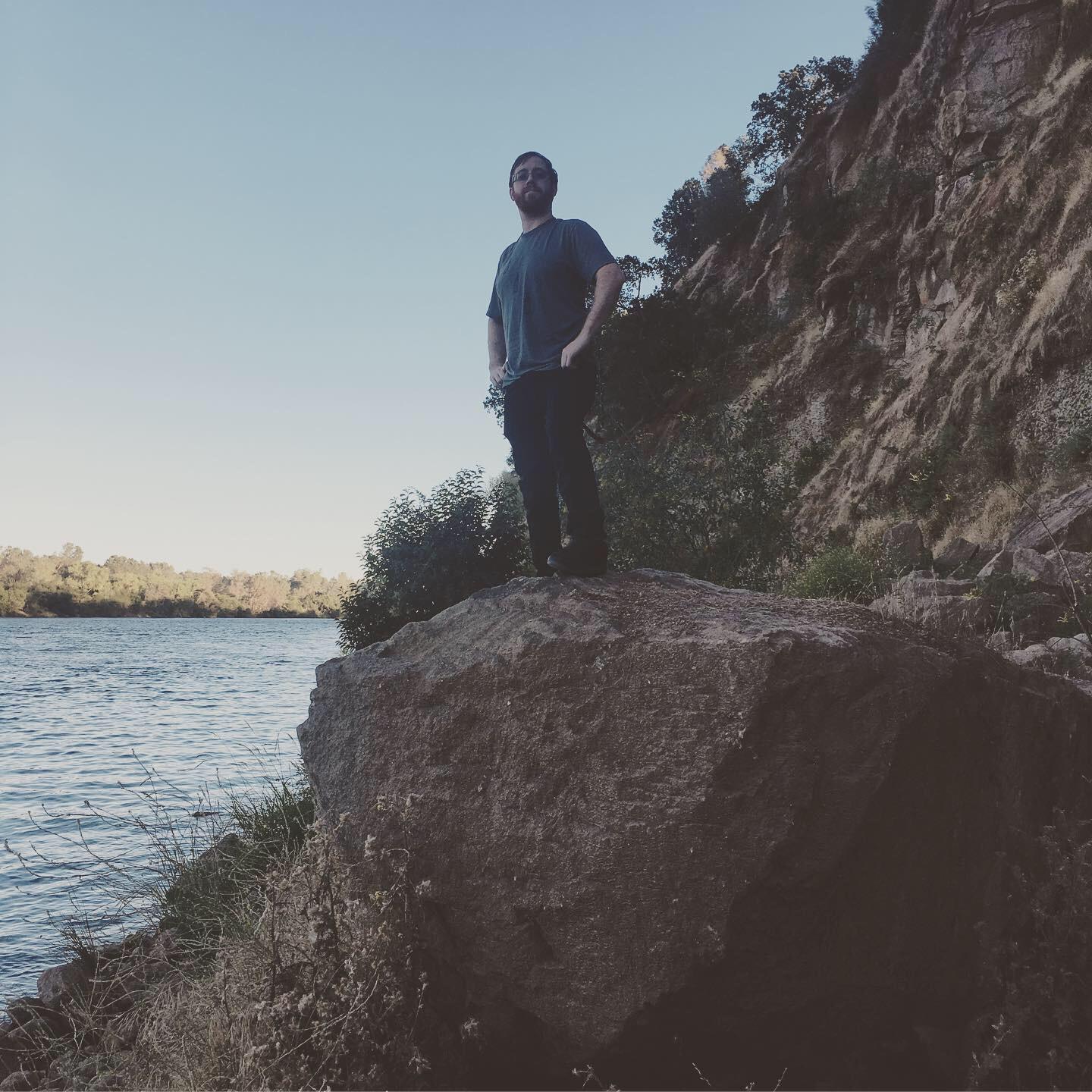 After moving up to the Sacramento area, we found a beautiful spot to relax together on Lake Natoma.