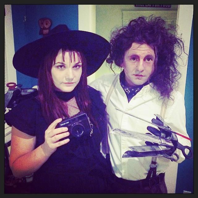 Tim Burton costume party! Do you know who we are?