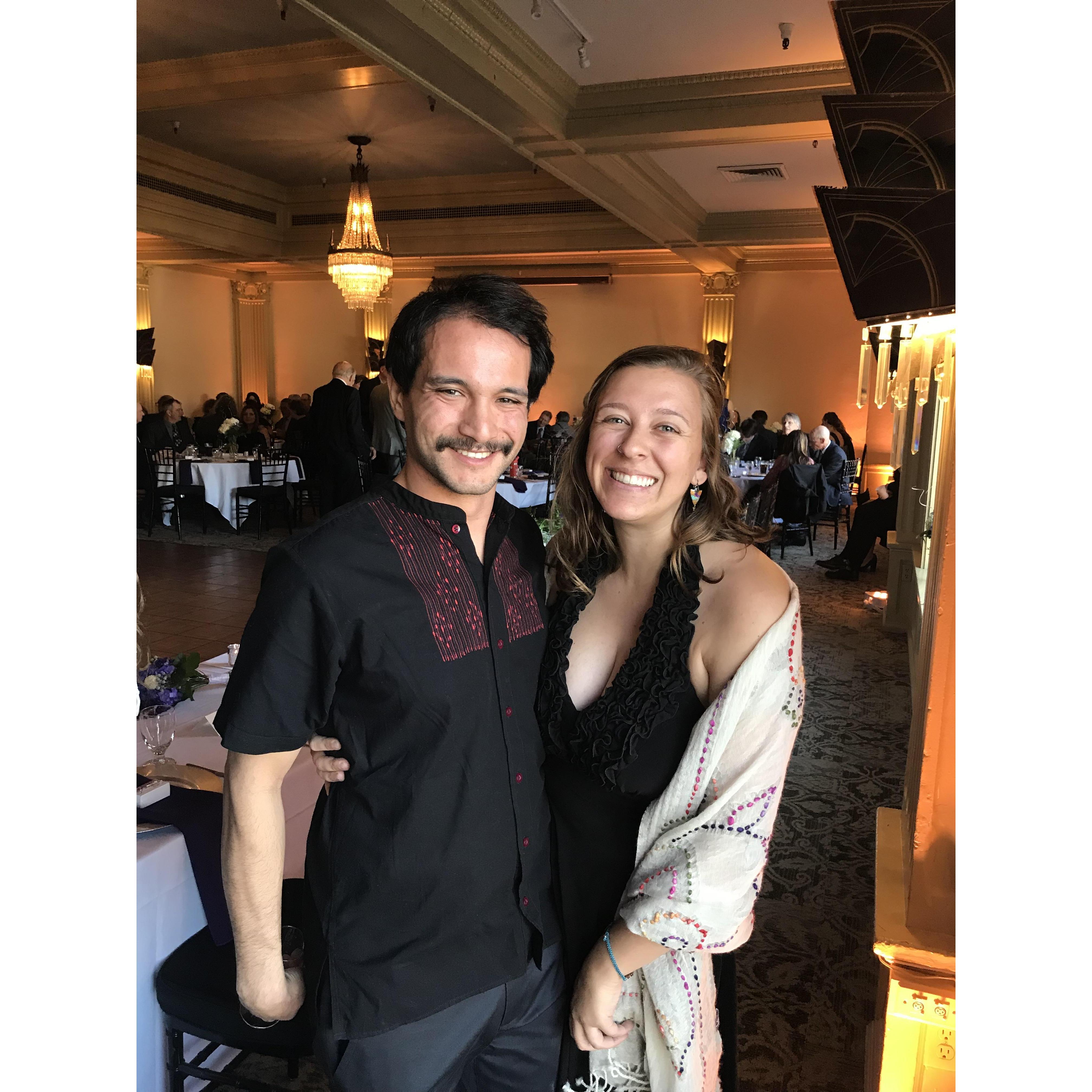 February 2020: Thom and Liz's wedding