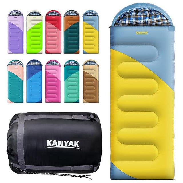 Camping Sleeping Bag, 32℉ Sleeping Bags for Adults Kids Teens Cold Weather Warm Sleeping Bag Winter for 3-4 Season Camping, Camping Gear Equipment, Traveling, and Outdoors