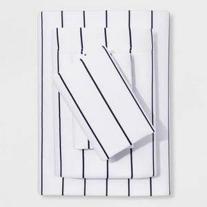 Modern Sheet Set (Queen) Blue Stripe 300 Thread Count - Project 62™ + Nate Berkus™