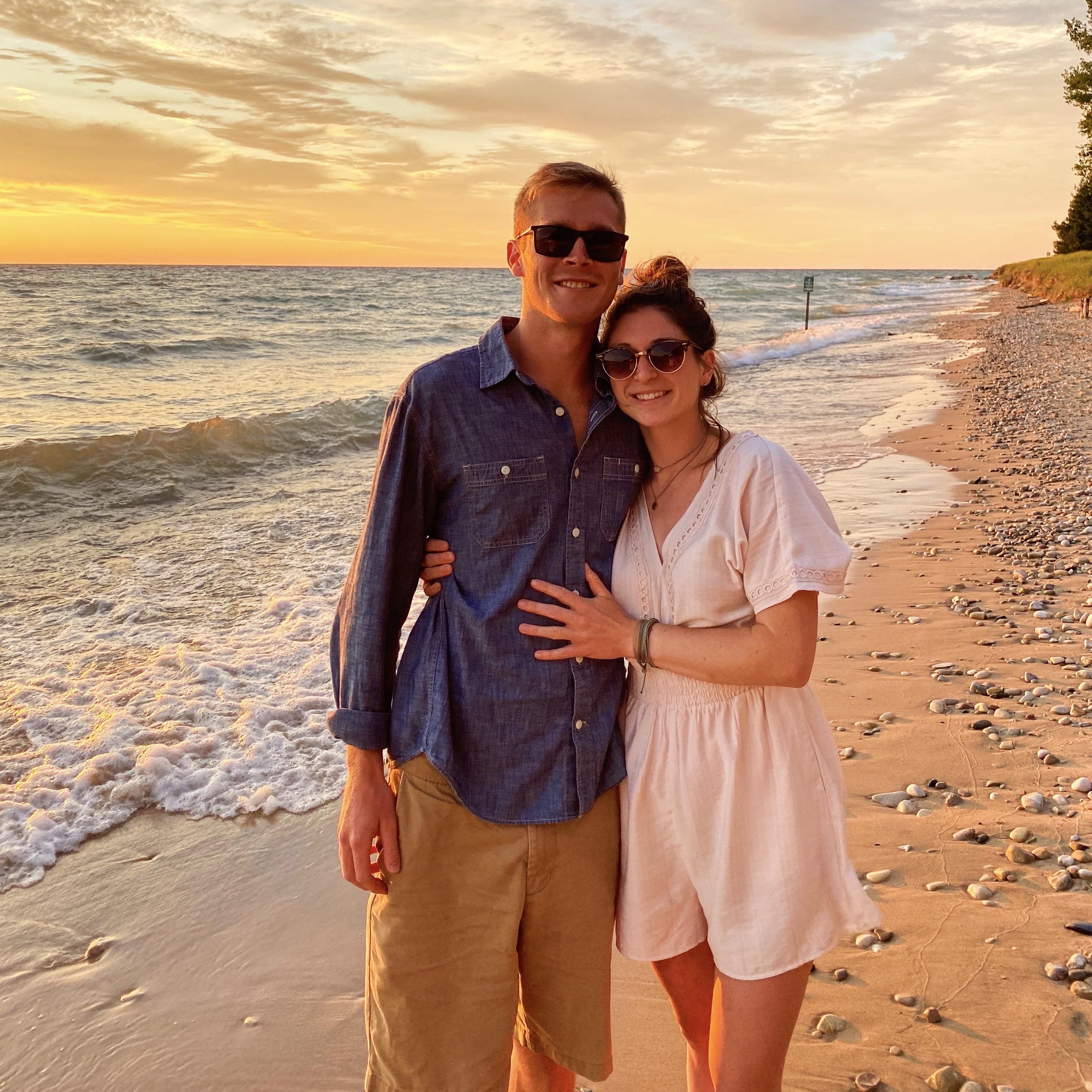 The first time Dalton visited Rhi's hometown (Harbor Springs, MI)