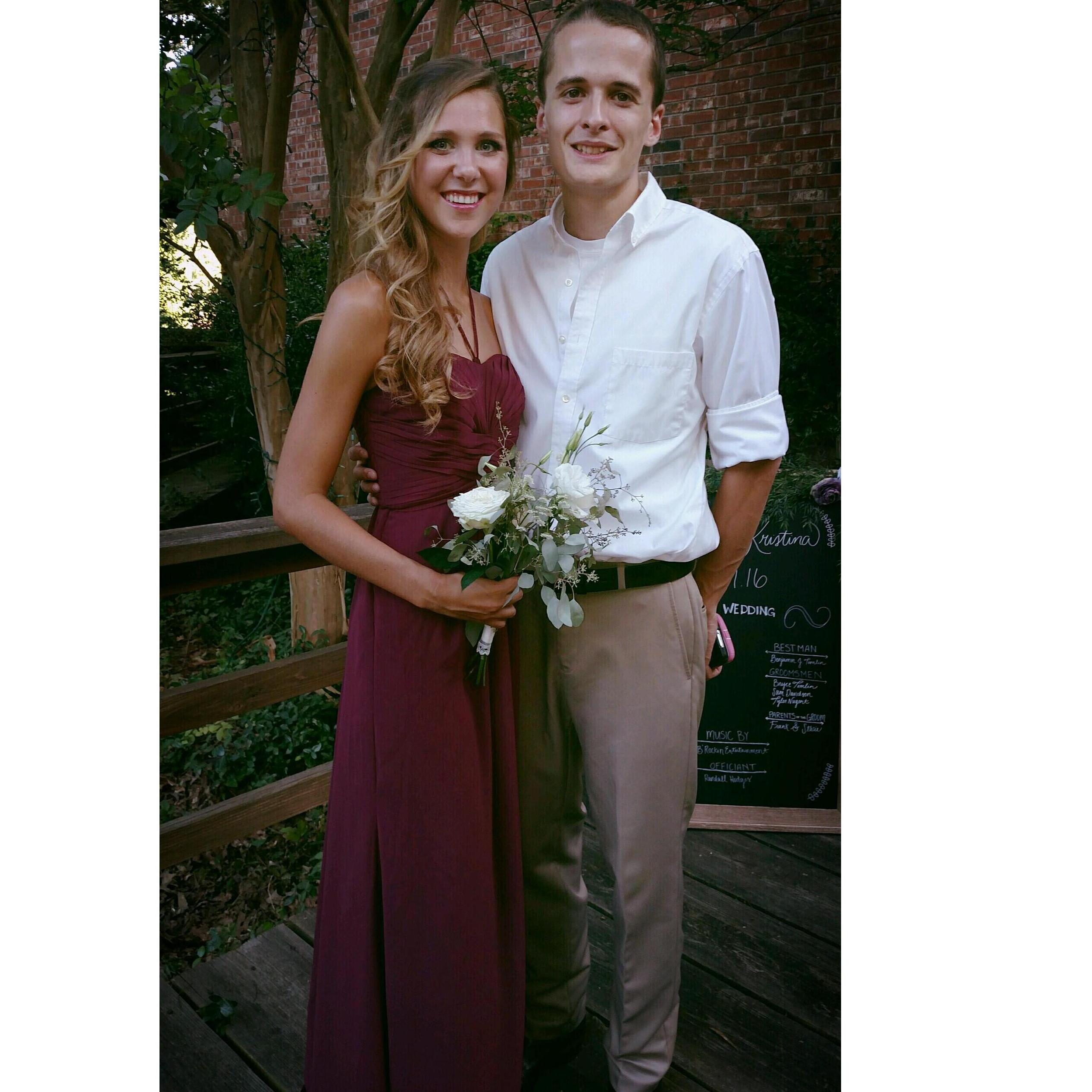 Kristina Kent's wedding- July 2016