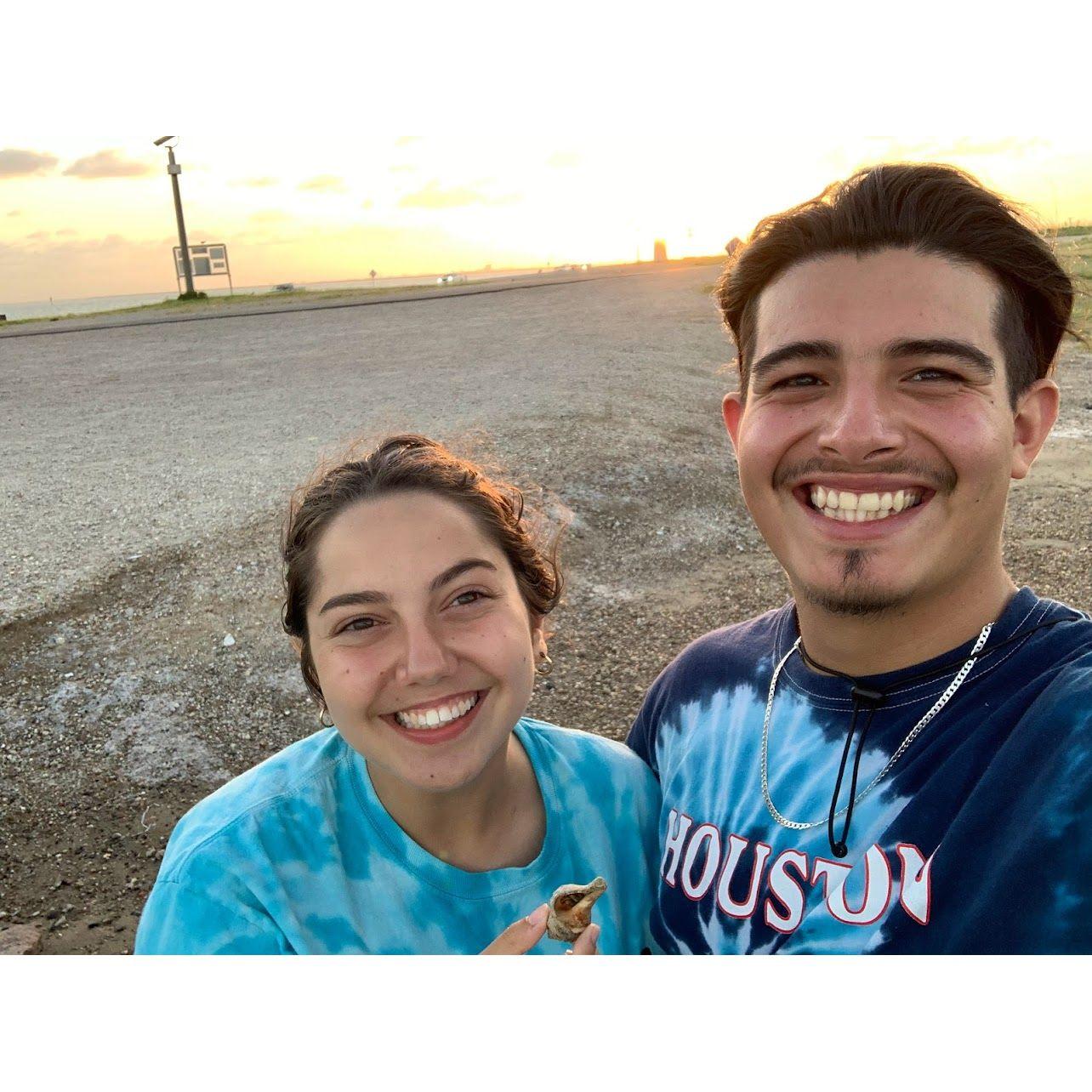 We went to his grandparents house in Galveston. This night we danced together for the first time <3