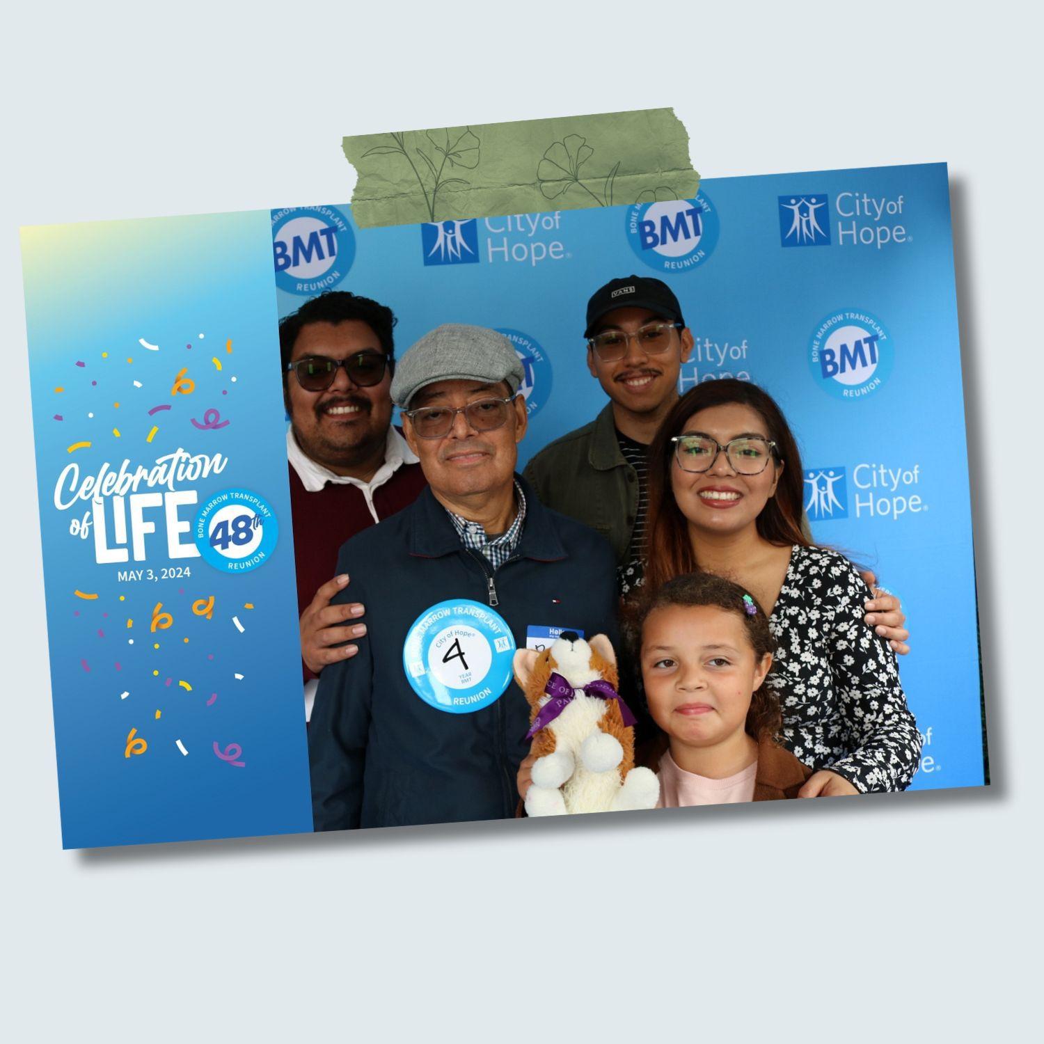 At Lily’s dad celebration of life for his transplant anniversary