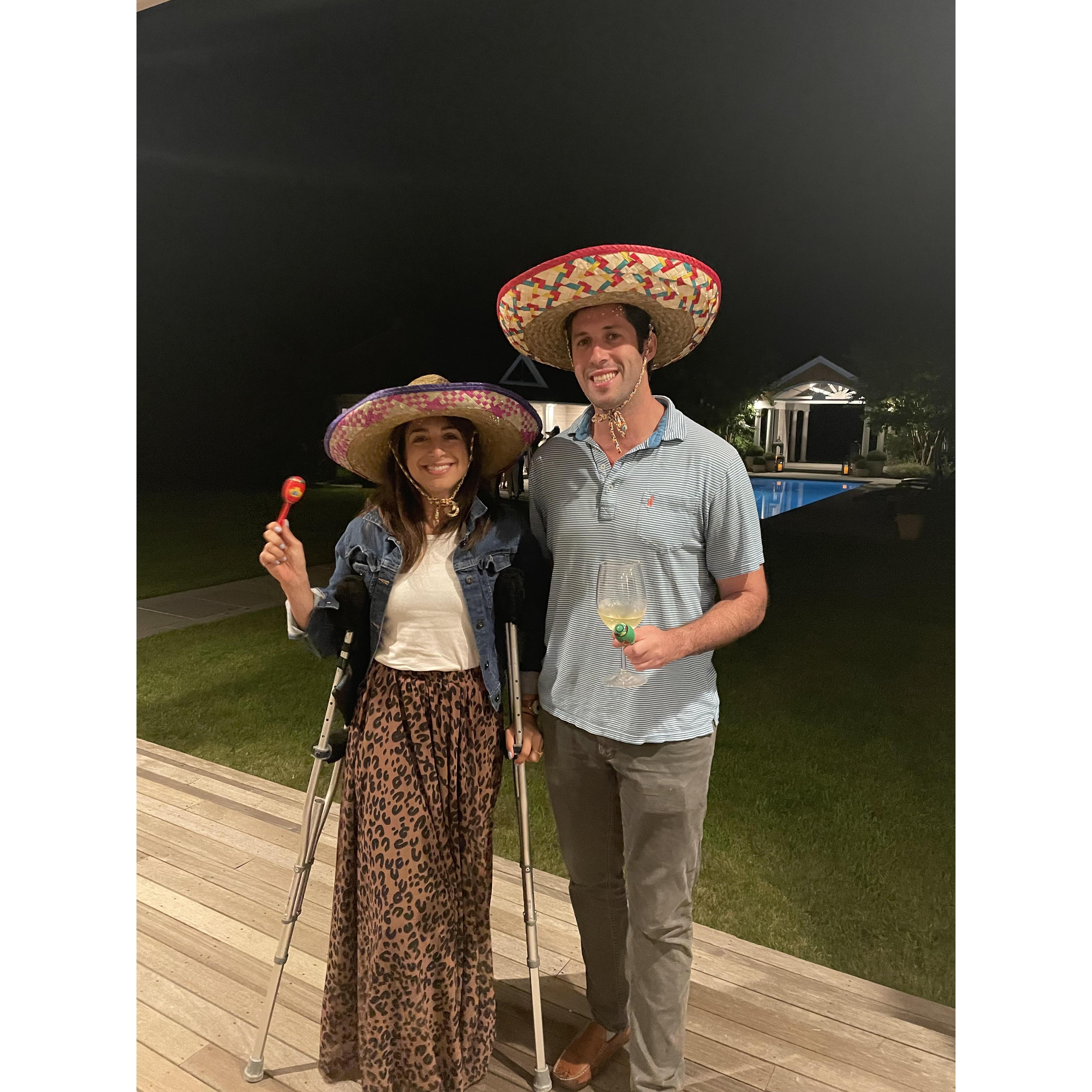 Celebrating Izzy's 65th birthday with a mariachi band!