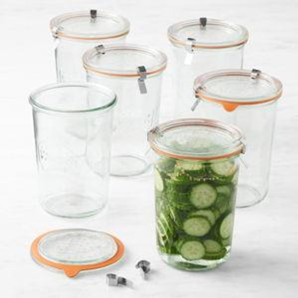 743 - 3/4 L Mold Jar (Set of 6) - Weck Jars