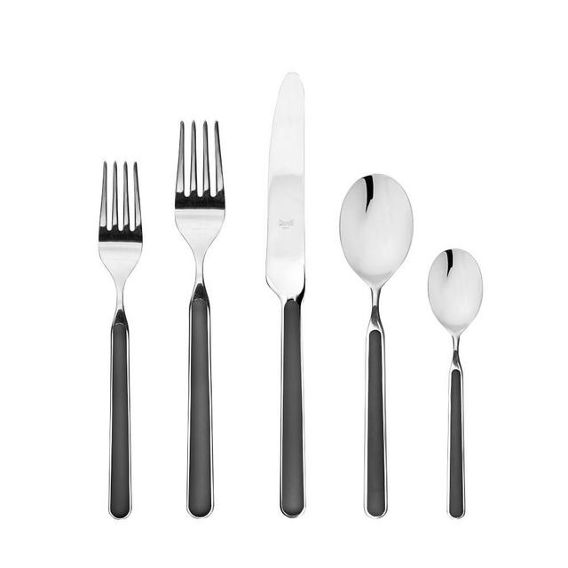 Mepra Fantasia 20-Piece Flatware Set, Black