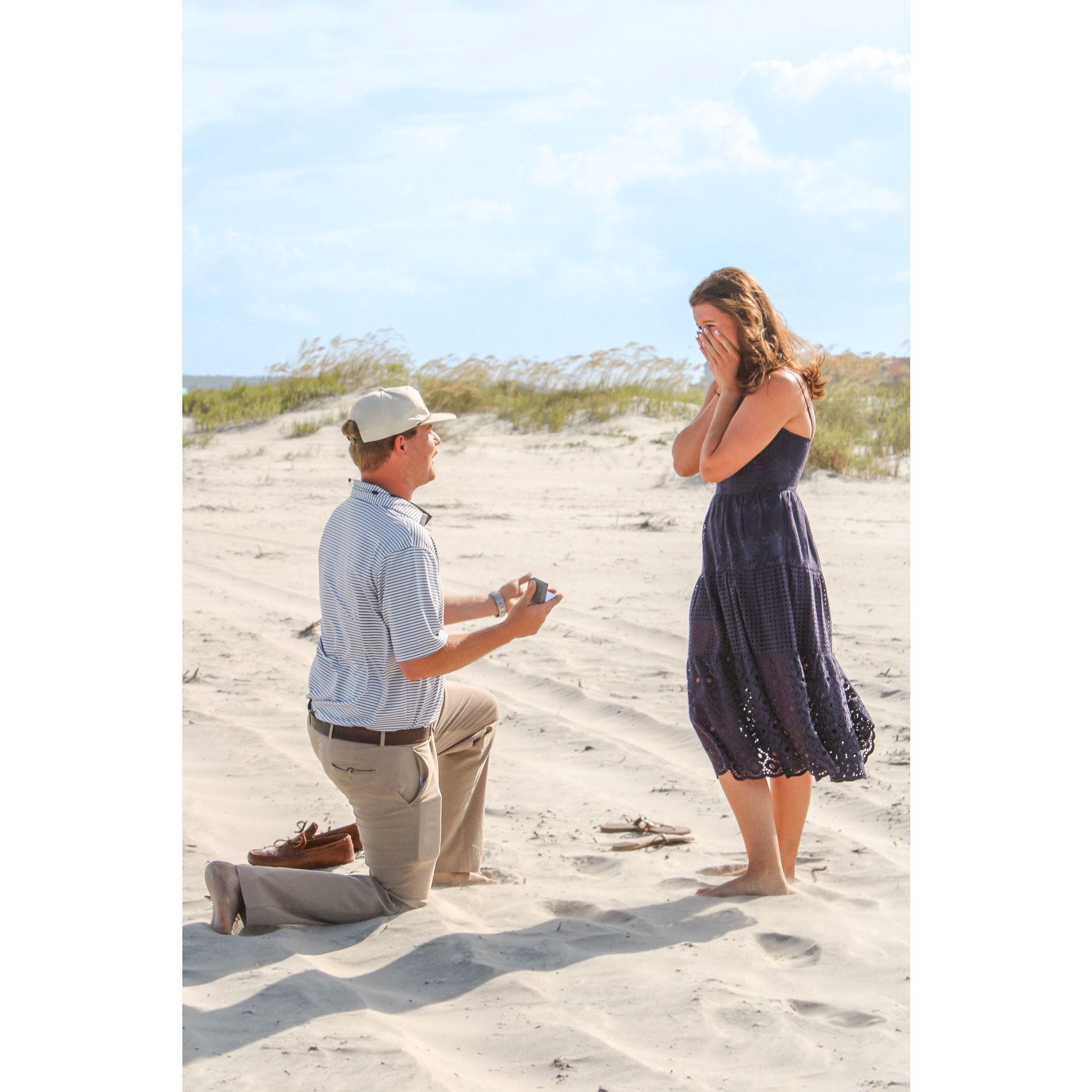 Seth getting on one knee!