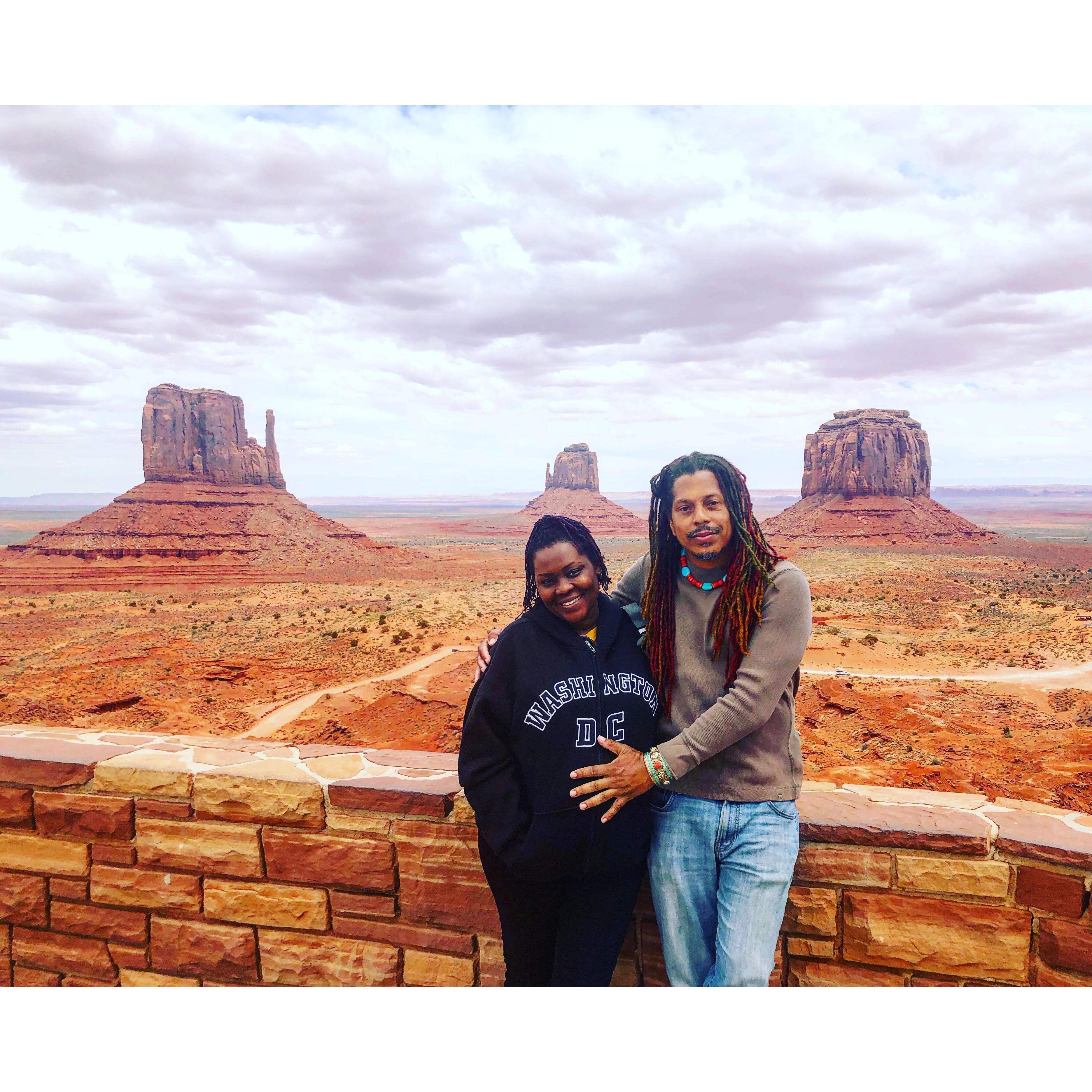 We love the desert southwest. Monument Valley, Utah.