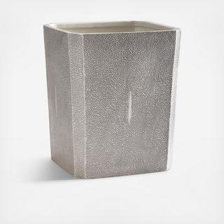 Shagreen Wastebasket