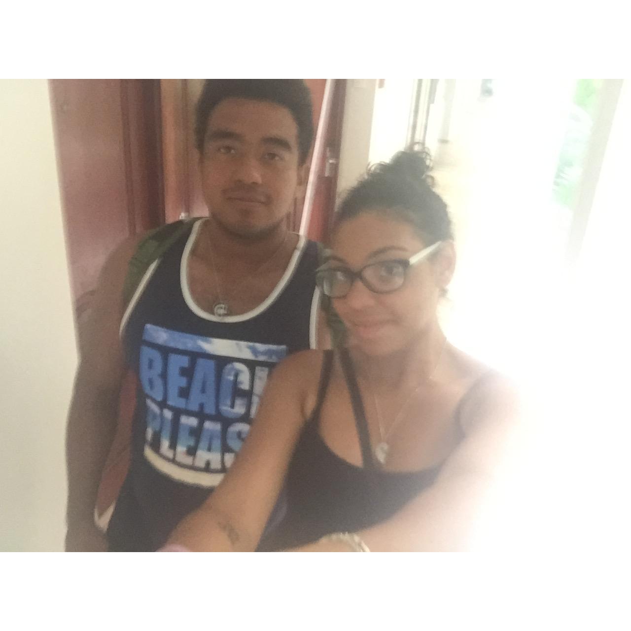 Our first vacation together <3 Cant wait to go back to DR.... Sorry for the blurriness
