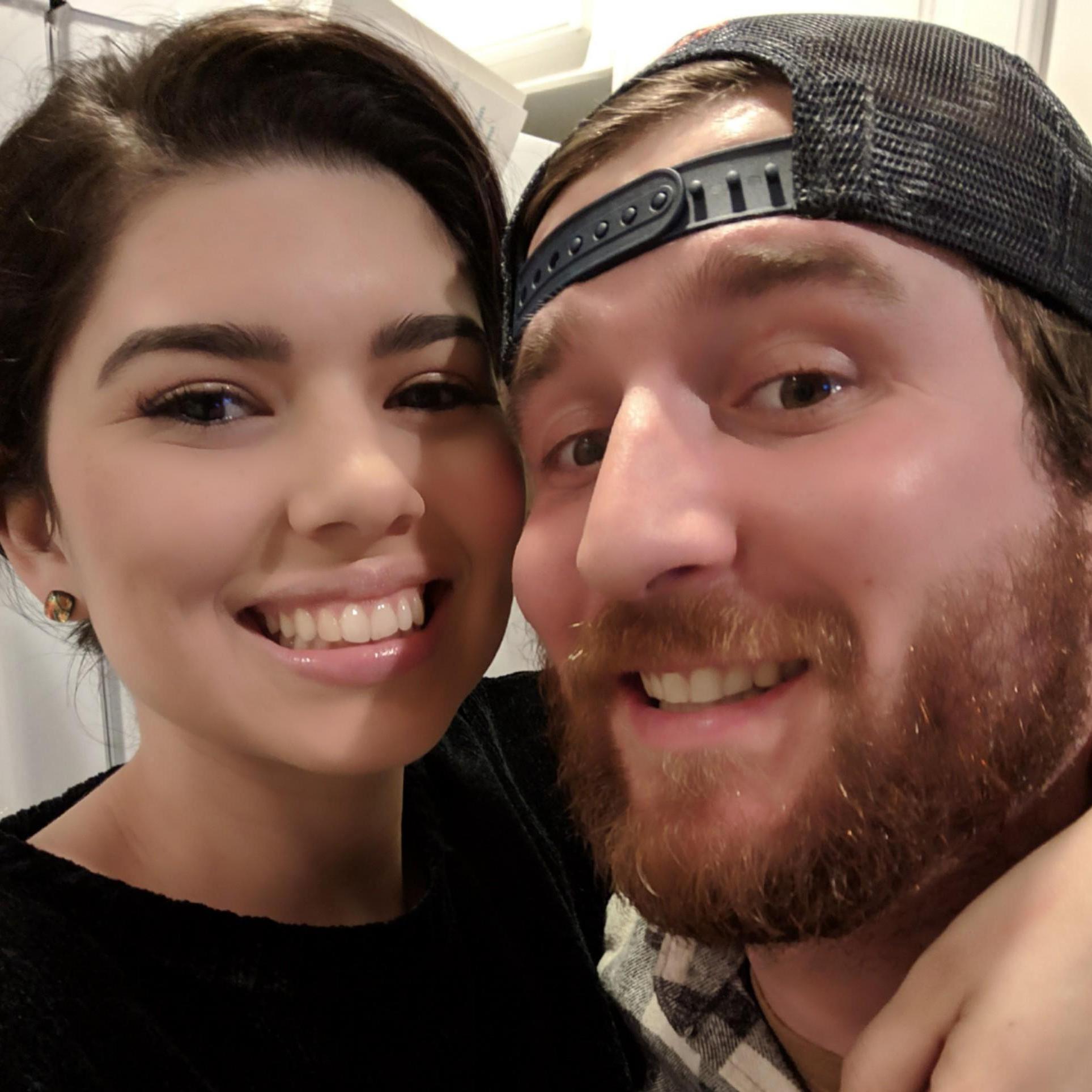 Took this right after we moved to Bellevue... don't we look super excited?!
