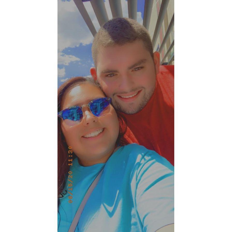 Their first ever picture together as couple.