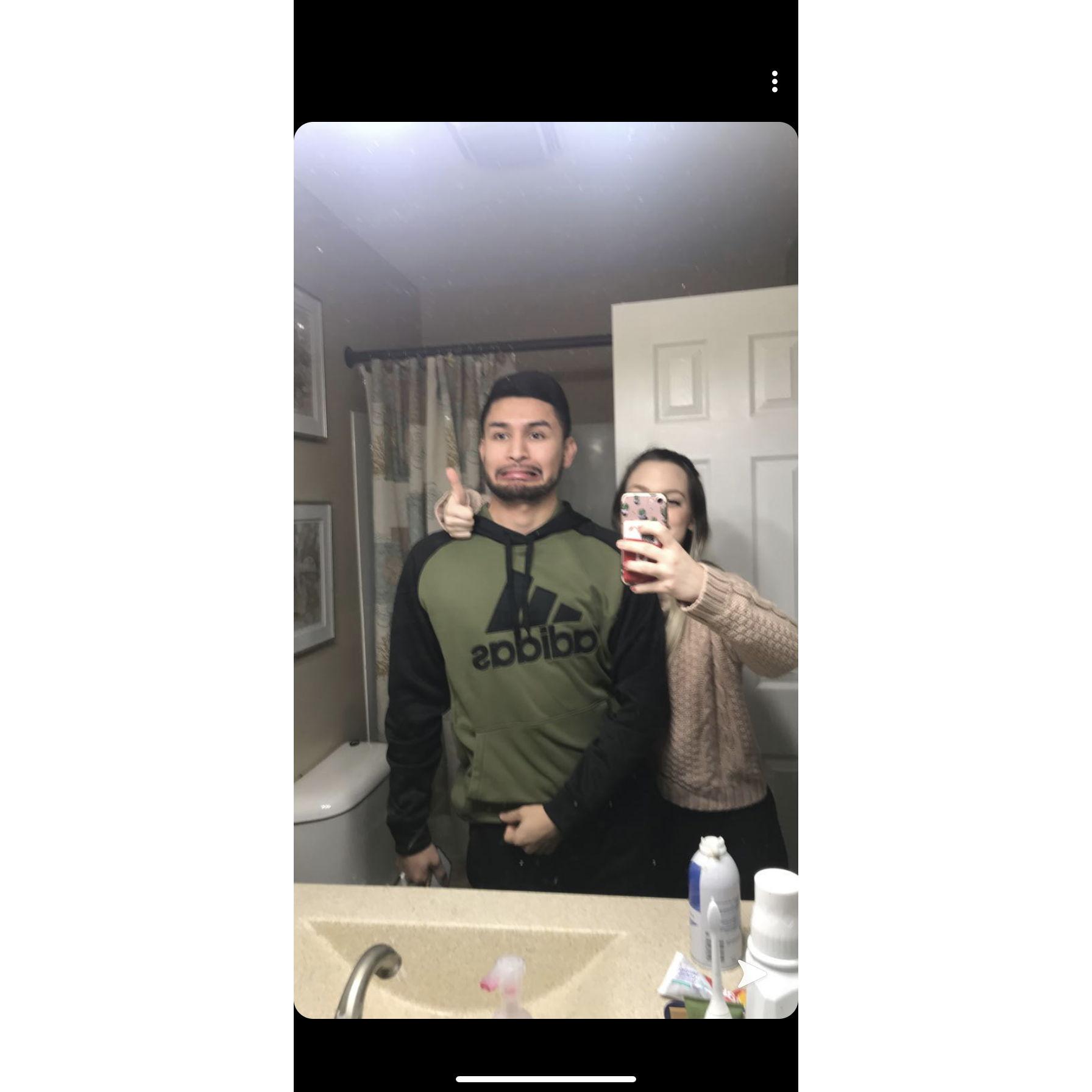 New Years 2019... he can never take a nice photo lol