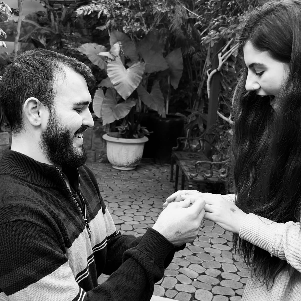 Our engagement!💍🤍