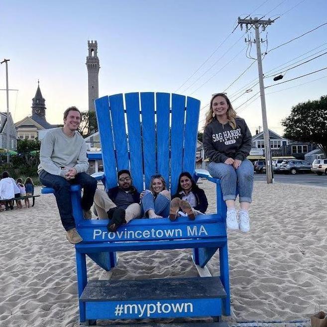 One of our MANY Cape Cod trips with Melanie and Burhan! Definitely take a picture with the giant blue chair if you're ever in P-town.