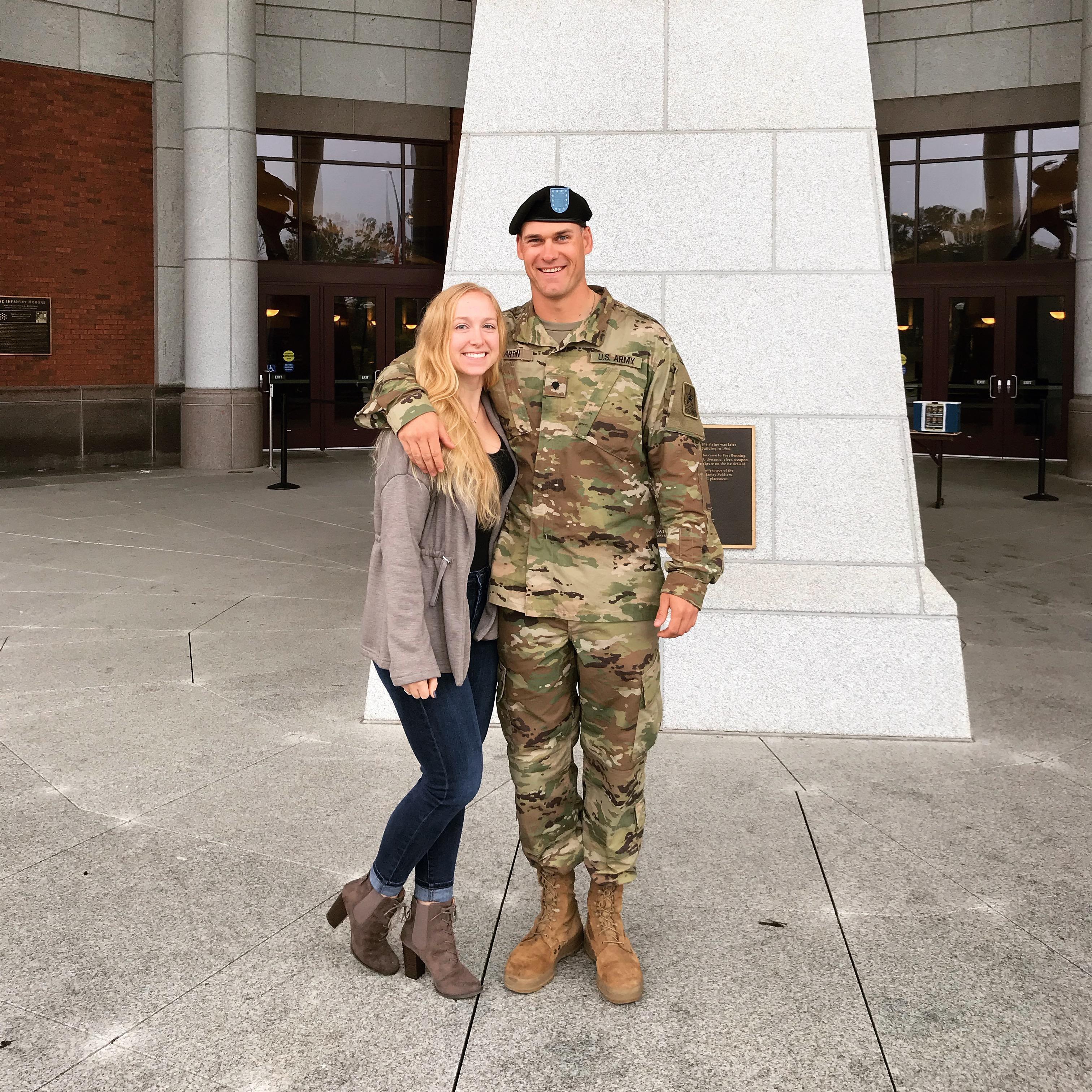 Logan's graduation from basic training in Ft. Benning, GA.
November 2018.