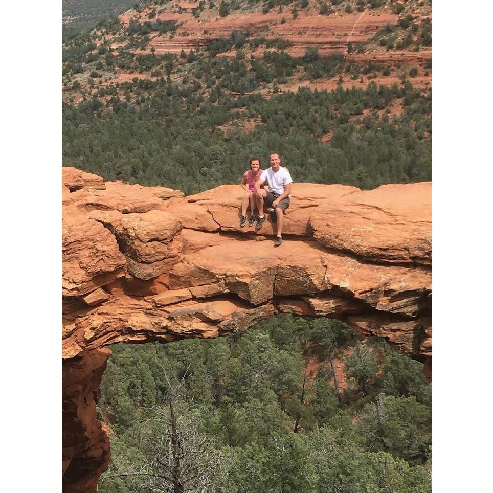 Devil's bridge in Sedona