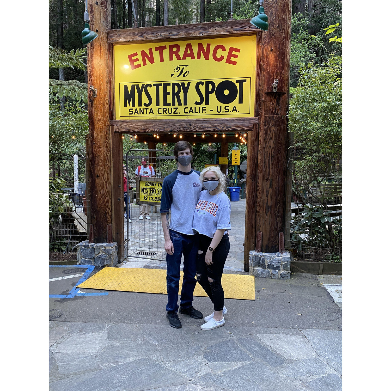 Our first time at the mystery spot! 2021