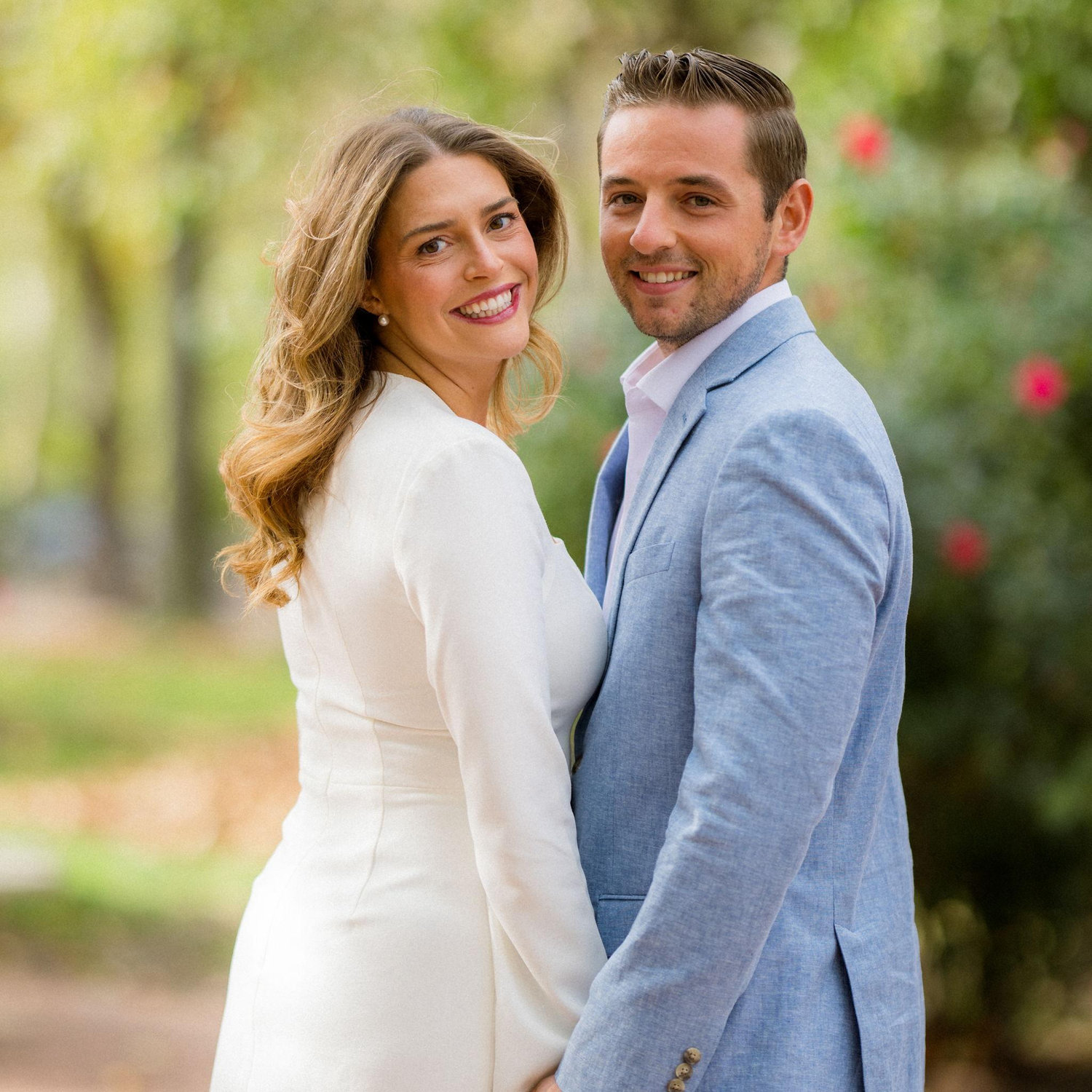 Engagement photos in Hoboken