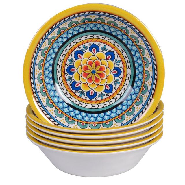 McGavock 22 oz. Melamine Salad Bowl (Set of 6)