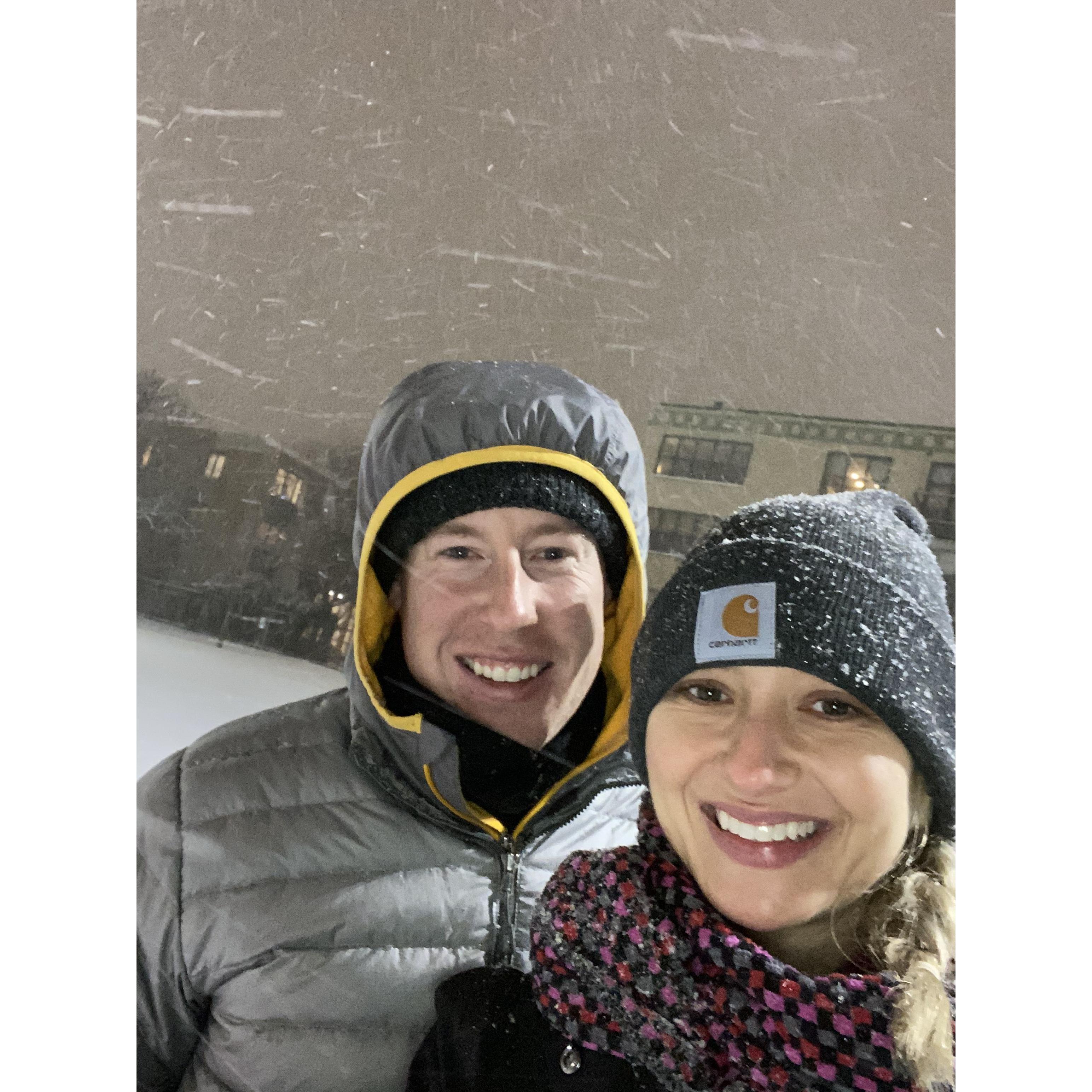 Snow day in Chicago