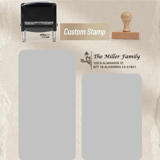 Personalized Self Inking Return Address Stamper
