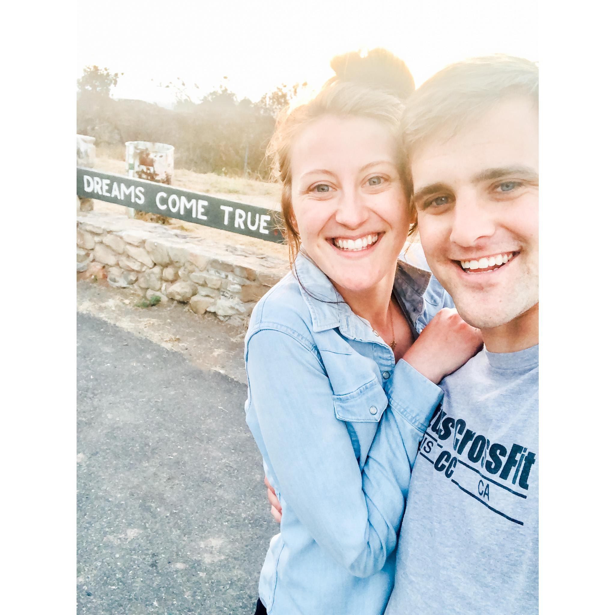 Over the summer, we went on a bike ride to Ojai with Spencer's parents! I flipped my bike and Sean came through with his handy dandy first aid kit. It was great!