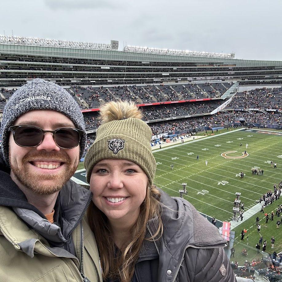 We celebrated our 1 Year Anniversary with a Chicago Bears win!