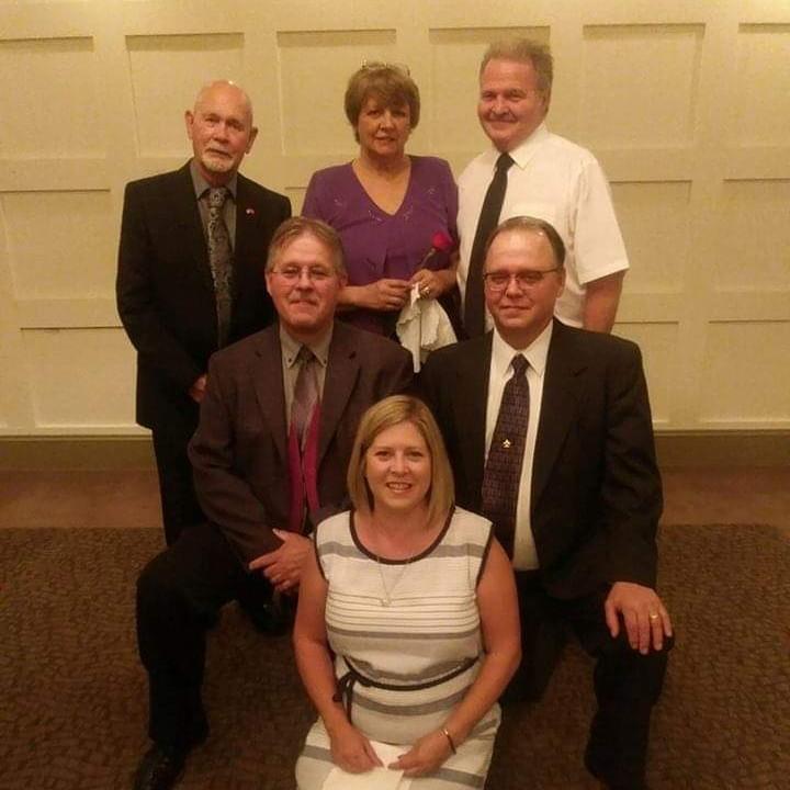 Colton's Grandpa Bud, Aunt Tami, Uncle Kevin, Uncle Davey, Dad Dolan, and Aunt Heidi