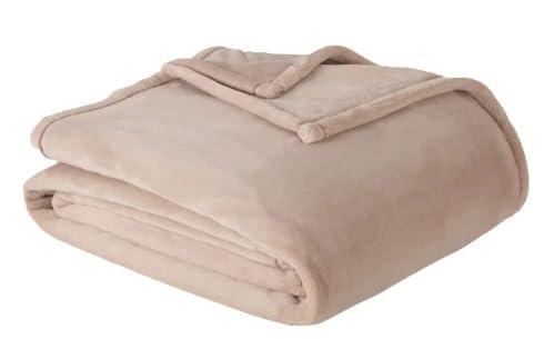 Berkshire Life LuxeLoft Blanket (Beige, King (U.S. Standard))