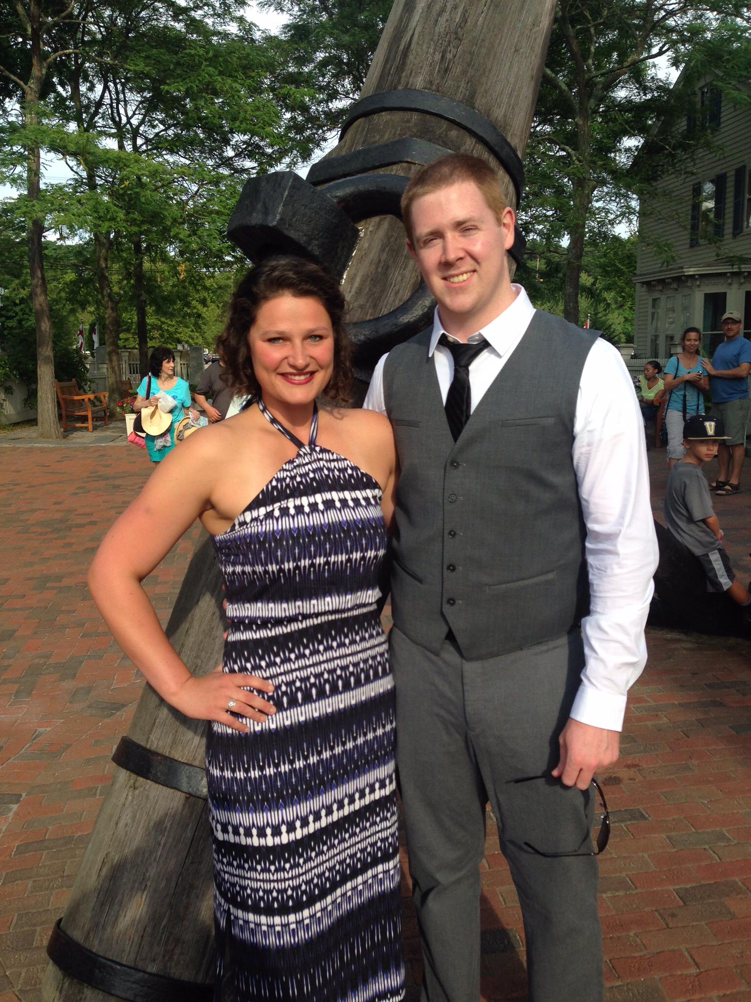 Our first event as a couple in 2014. G Brown and Christine’s wedding!