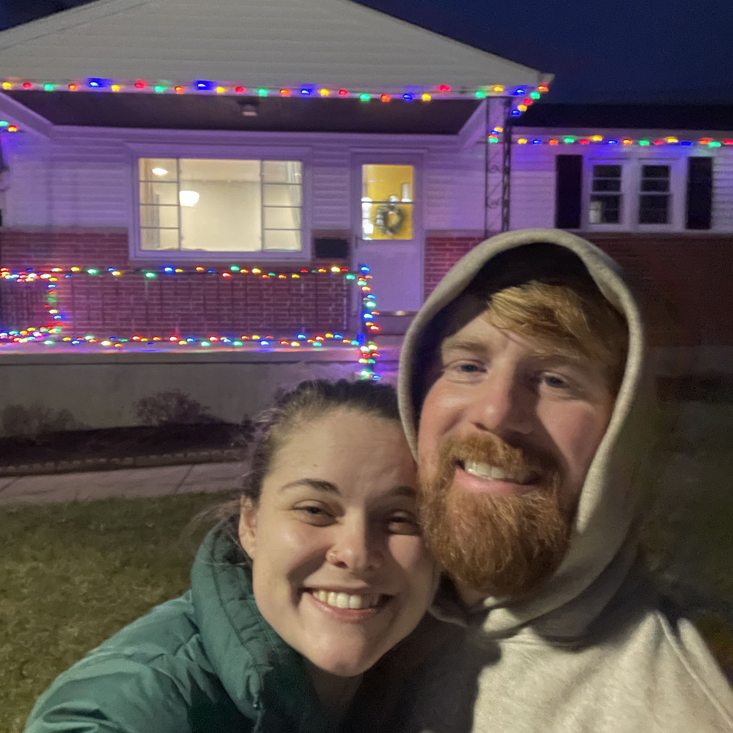 Our first Christmas is our home. 🎄
