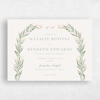 Beige Wedding Invitation - Arden Landscape