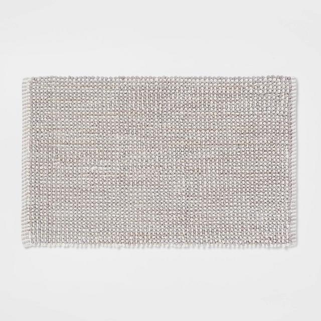 20"x32" Spacedye Bath Rug Gray - Threshold™