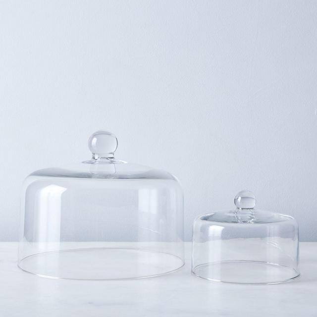Blown Glass Cake Stand Dome