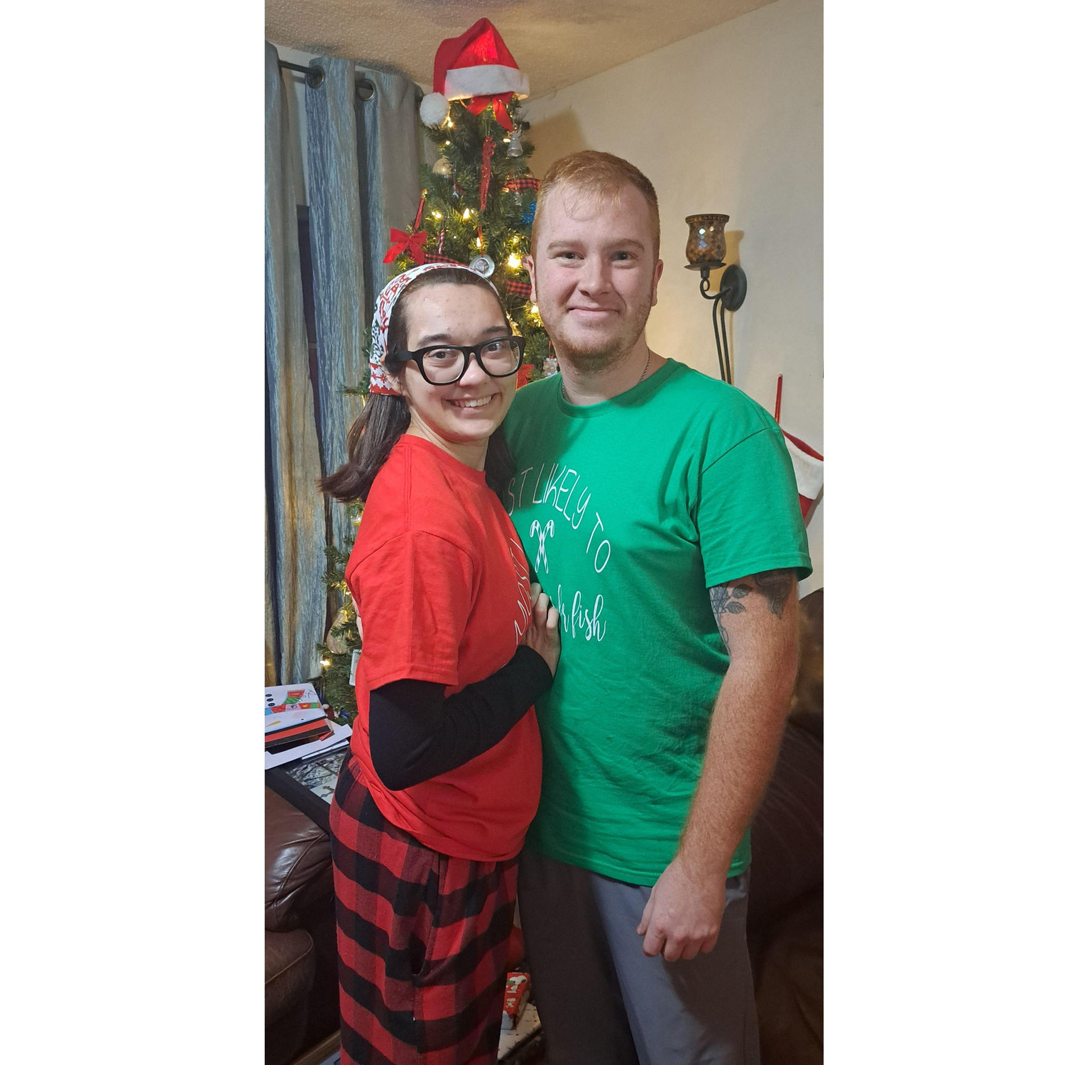 Our first Christmas together.