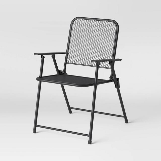Metal Mesh Folding Patio Chair - Room Essentials™