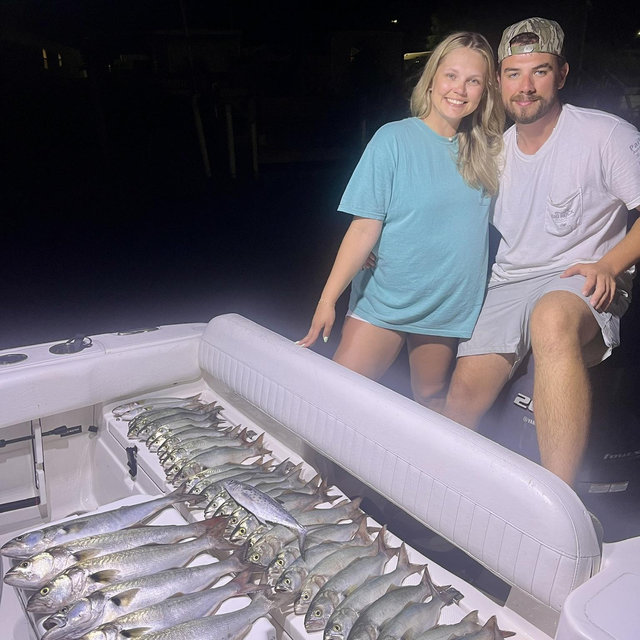 Fishing on our Honeymoon!