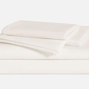 Classic Percale Core Sheet Set - Queen Cream