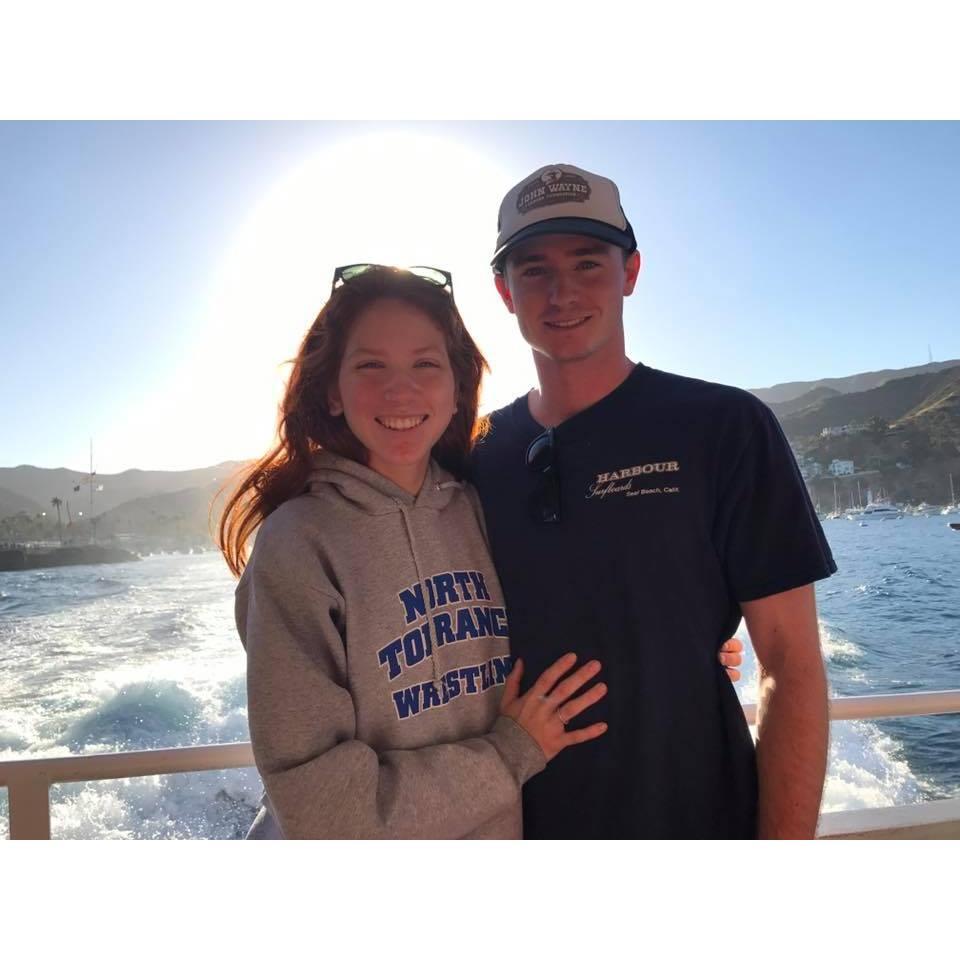 Gemma's first time to Catalina for her birthday - October 21, 2017.