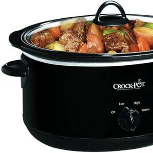 Crockpot Manual 8-Quart Slow Cooker Black