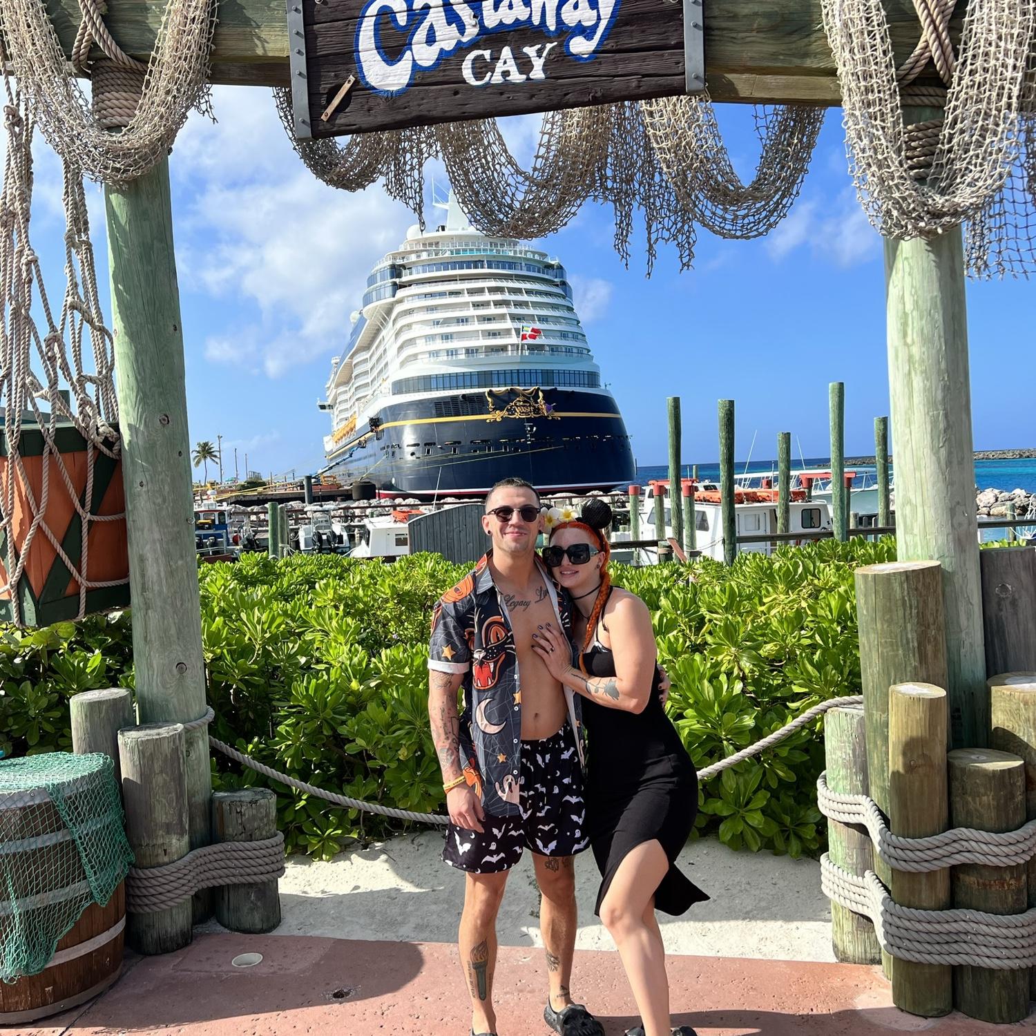 First Castaway Cay visit 🌴 "You were my new dream." — Tangled